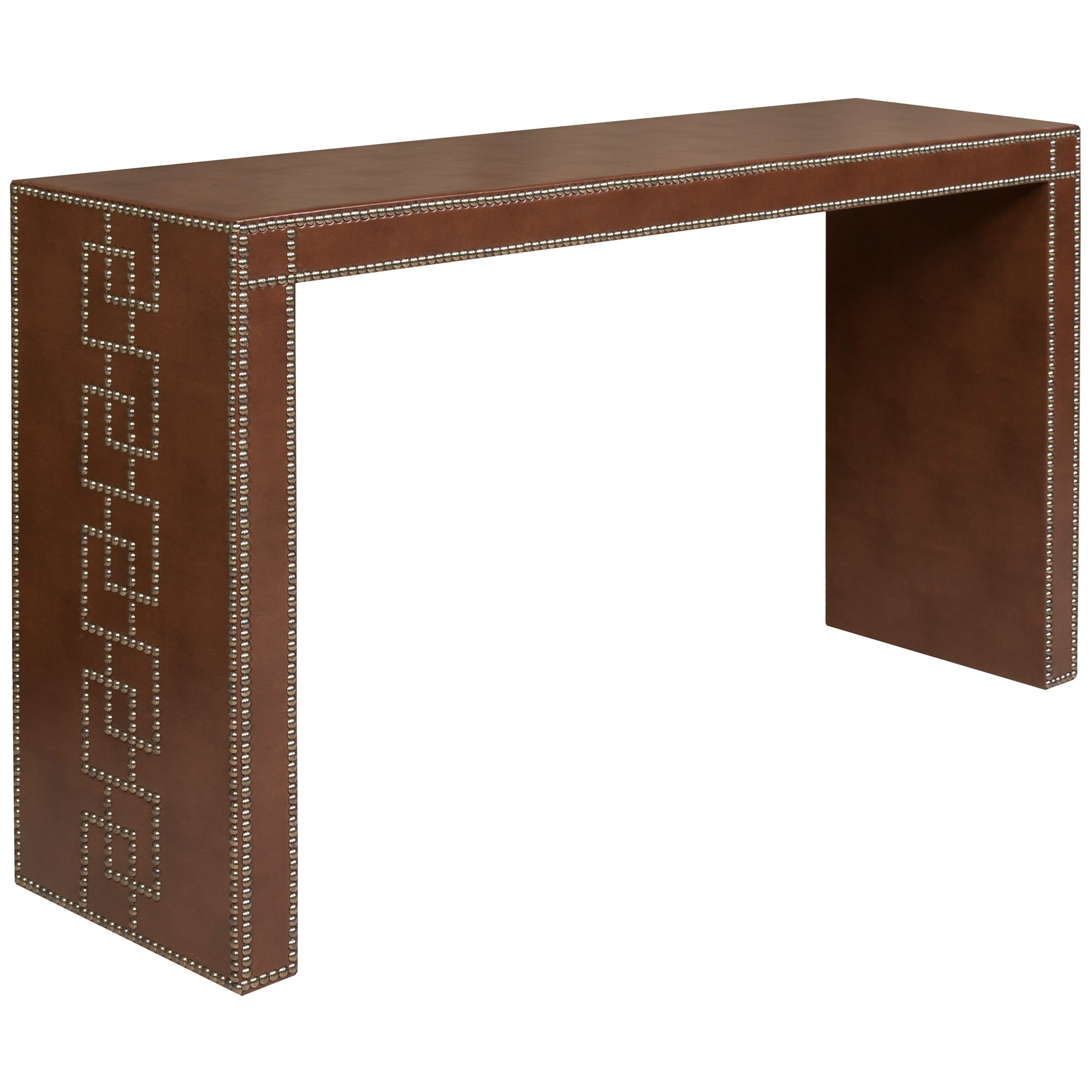 Upholstered console table deals